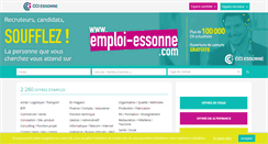 Desktop Screenshot of emploi-essonne.com