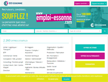 Tablet Screenshot of emploi-essonne.com
